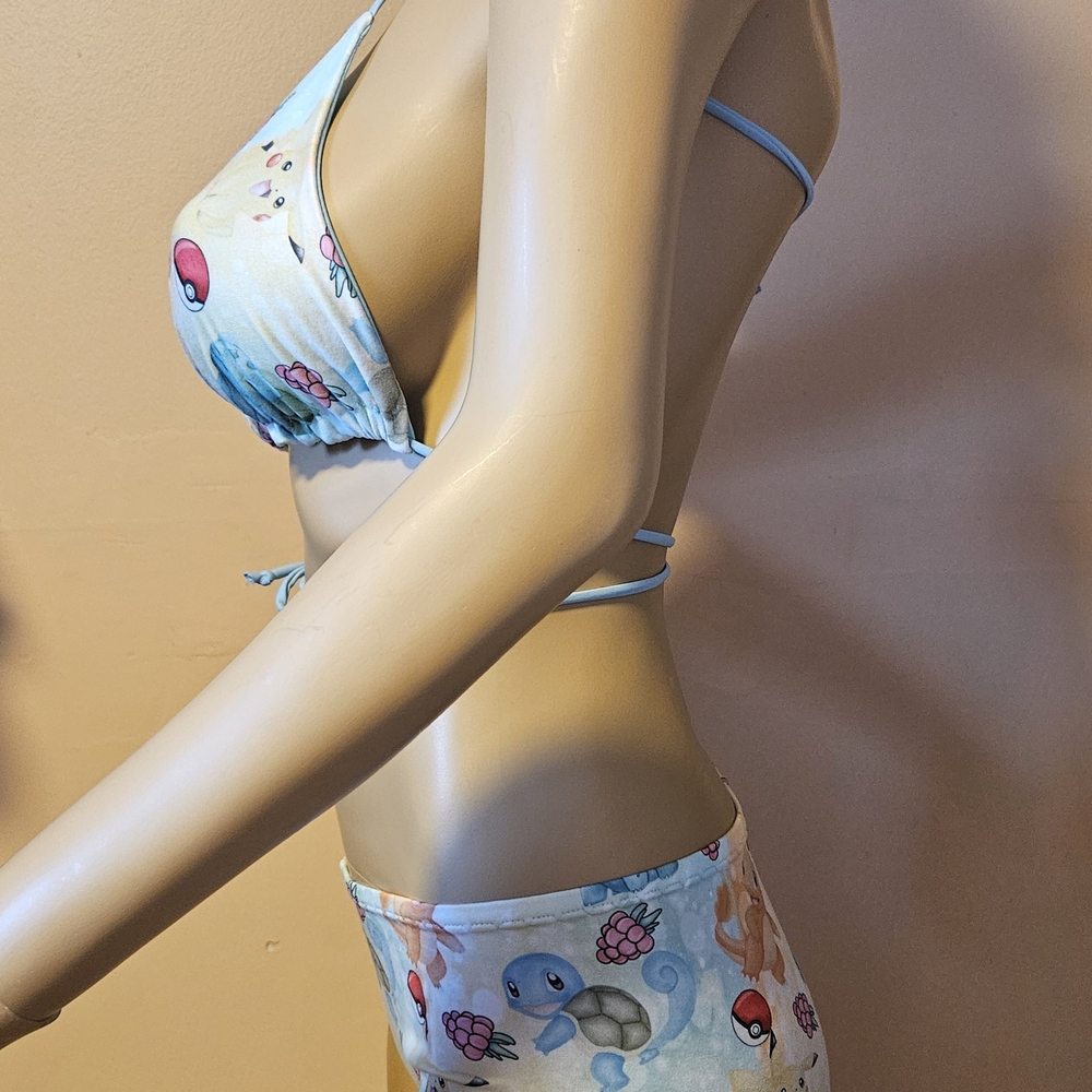 Pokemon Colorful Cartoon Print Bikini - Picture 8 of 9